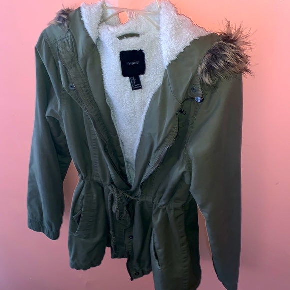 Olive Green Jacket - Picture 1 of 3